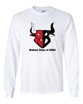 Picture of Brebeuf Grad Long Sleeve T-Shirt (White)