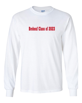 Picture of Brebeuf Grad Year Long Sleeve T-Shirt (White)